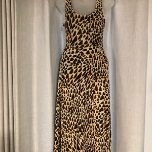 Animal print dress